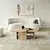 Hanah Home Set kafenih stočića, 105x35cm, Krem
