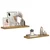 Polica na zidu 2 pcs Smeđa 90 x 23,5 x 4 cm Konstruirano drvo