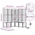 Vidaxl Vrtni lonček 5 szt. Rjava 120 x 120 x 142 cm Plastika