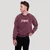 GymBeam Spike Sweatshirt Burgundy