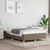 Vidaxl Posteljni okvir brez vzmetnice taupe 120x190 cm blago
