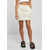 Womens towel miniskirt - light white