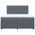 Vidaxl Box spring postelja z vzmetnico temno siva 200x200 cm žamet