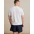 DAN FOX APPAREL Majica Matteo  bela