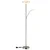 Globo 59093N - LED prigušiva stojeća lampa STANFORD 28W/230V + 5W 3000K sjajni hrom