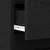 Noćni ormar 2 pcs Crni hrast 40 x 35 x 50 cm Konstruirano drvo