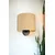 Opviq Zidna lampa E27 Max 40W, Bež-Crna