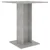 Bistro stol boja betona 60 x 60 x 75 cm od konstruiranog drva