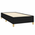 vidaXL Box spring postelja z vzmetnico črna 100x200 cm blago
