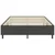 Vidaxl Boxspring postelja temno siva iz blaga 180x200 cm