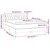 Vidaxl Box spring posteljni z vzmetnico črn 140x190 cm blago