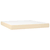 Vidaxl Box spring postelja z vzmetnico krem 160x200 cm blago