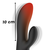 Ibiza Heating Rabbit Vibrator Black