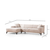 Atelier del Sofa Ugaona garnitura Petra L 145x69x87cm Bela