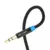 3.5mm platnom presvucen audio produzetak kabl sa metalnim konektorima 0.5m