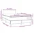 Vidaxl Box spring postelja z vzmetnico LED roza 120x220 cm žamet