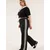 Trendyol Curve Ženski donji deo trenerke TBBSS25AJ00004, Crni