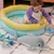PTIPOTOS Plišasti delfin Tofou metin - mama z dojenčkom