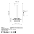 Opviq Luster Mantar-6503, 68x68x112cm, IP20, Zlatne boje