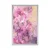 Plakat rožnata vejica s cvetovi - 40x60 silver