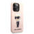 Maska Karl Lagerfeld Hc Silicone NFT Ikonik za iPhone 15 Pro Max 6.7 roze