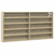 Vitrina boja hrasta sonome 100x8,5x50 cm konstruirano drvo