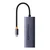 Hub postaja Baseus UltraJoy USB-C - 4x USB-A, HDMI, 2x USB-C, 4K@60Hz - space grey
