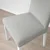STRANDTORP / BERGMUND Sto i 4 stolice, bela/Orrsta svetlosiva, 150/205/260 cm