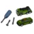 slomart RC vojaški tank LEAN TOYS, temno zelen, zvoki, luči, DIY