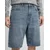 Daily Paper COMPACT SHIELD EMBROIDERY DENIM SHORTS Modra