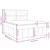 Vidaxl Box spring postelja z vzmetnico temno rjava 180x200 cm blago