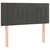 Box spring krevet s madracem tamnosivi 90x200 cm baršunasti