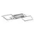 Rabalux Luster Ellinor, LED, 40W, 3000-6500K, 55x45cm, Sivi