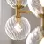 Endon 114041 - Luster na stalku 12xG9/3,2W/230V zlatni