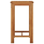 Vrtni barski stol 60 x 60 x 105 cm od masivnog bagremovog drva