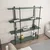 Hanah Home Polica 160x180x29,6cm Zeleno-Crna