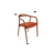 Hanah Home Trpezarijska stolica PA 52x77x51cm Bronzana
