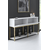 Hanah Home Komoda Lord 150x80x30cm Belo-Zlatna