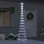 LED božićno drvce s stalakom Hladna bijela 250 cm Metal