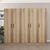 Hanah Home Garderober Kale-7499, 225x190x52 cm, Braon