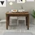 Hanah Home Trpezarijski sto Kiev 507 110x75x72cm Orah
