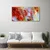 tulup.si Steklena slika Listi narava 120x60 cm 2 obešalnika