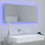 LED kupaonsko ogledalo siva boja betona 100x8,5x37 cm akrilno