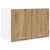vidaXL Viseča omarica Riga 2 pcs Artisan hrast in bela 60 x 31 x 40 cm