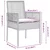 Bistro set za vrt 3 pcs Bež poliratan