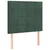 Vidaxl Box spring postelja z vzmetnico temno zelena 100x200 cm žamet