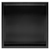 bathroom shelf 30x30 matte black