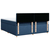 vidaXL vidaXL Box spring postelja z vzmetnico modra 180x200 cm blago, (21310768)