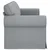 Sofa Svijetlo siva 245 x 82 x 80 cm tkanina