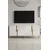 Hanah Home komoda Evva 150, 125 cm, bela / zlatna